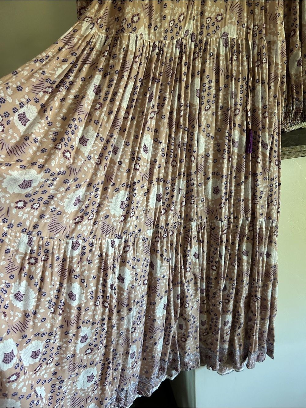 Natalie Martin Floral Printed Long Sleeve Maxi Dress - Picture 2 of 9